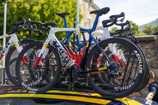 Nové prototypy vrchárskych kolies Bontrager RSL tímu Lidl-Trek využívajú karbónové špice